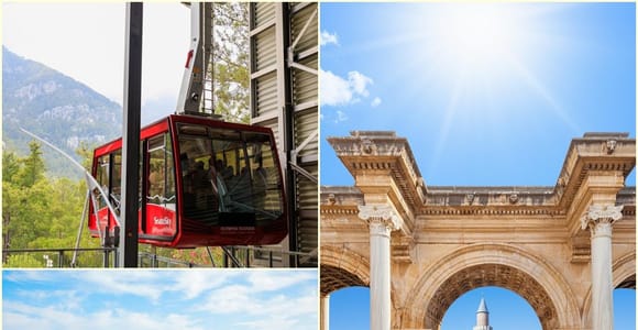 Antalya City Tour w/Old Town, Waterfall, Boat Trip & Lunch