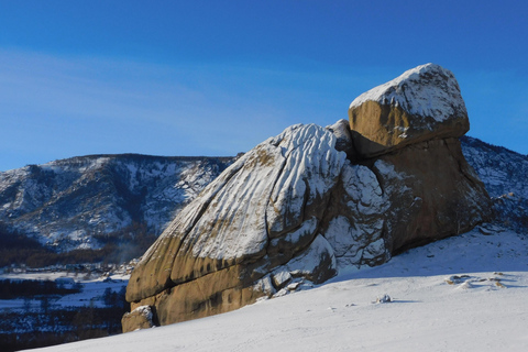 Ulaanbaatar: Chinggis Khaan ryttarstaty - Terelj NP