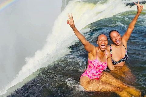 Livingstone: devil's pool/Angels pool Victoria falls