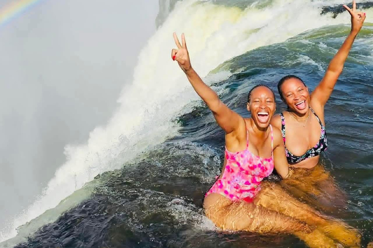 Livingstone: devil's pool/Angels pool Victoria falls