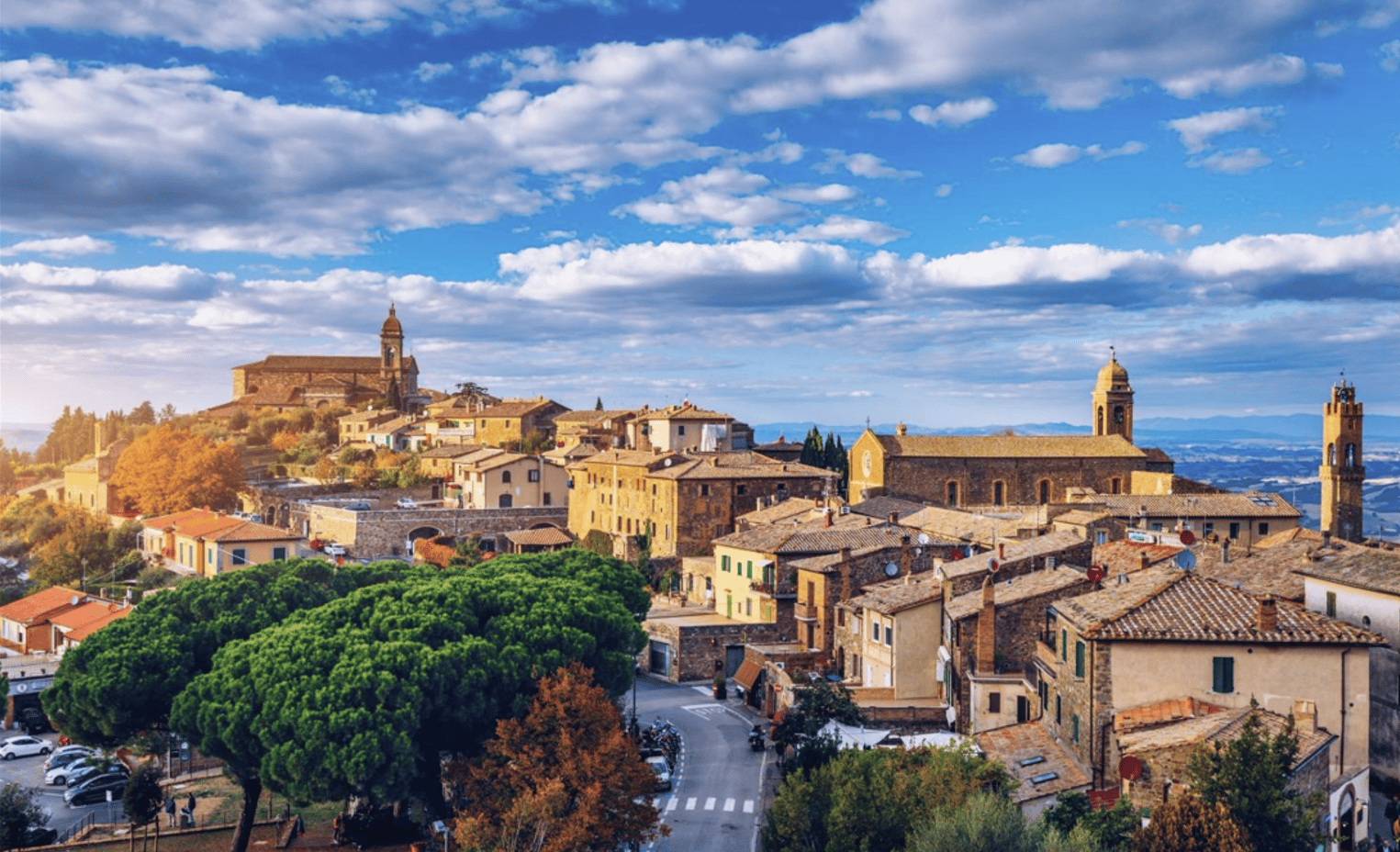 Von Florenz: Montepulciano, Pienza und Montalcino