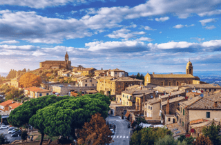Von Florenz: Montepulciano, Pienza und Montalcino