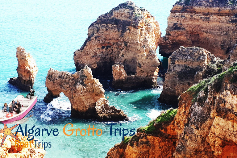 Lagos: Boat Trip to Grottos of Ponta da Piedade/caves Boat Trip to Grottos in Lagos up to 11 pax