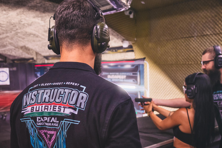 Budapest downtown: Fast & Fierce shooting range experience
