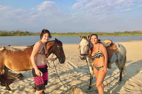 From Huatulco: Beach Horseback Riding Experience Regular Beach Horseback Riding Tour (2 hours)