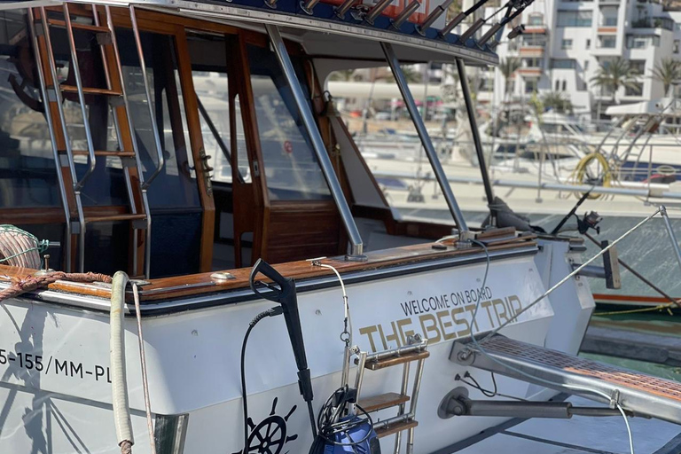 Agadir: Boat Tour with Lunch, Fishing, and Swimming