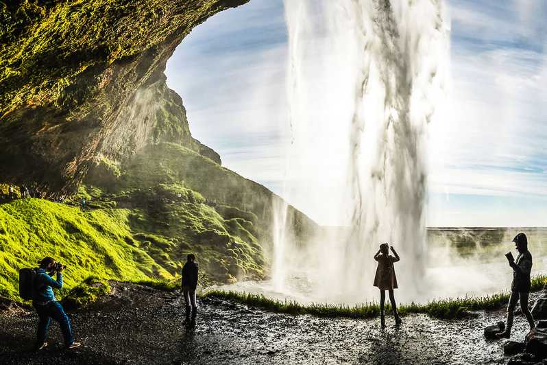 Islândia: Excursão de 1 dia pela Costa Sul, Praia Negra e Cachoeiras
