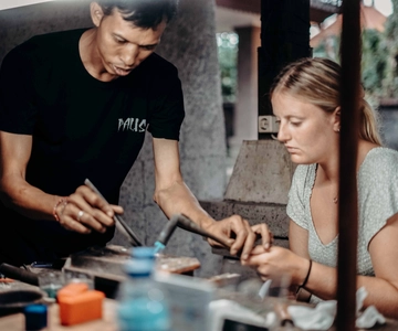 Ubud: 2-Hour Make Your Own Silver Jewellery Class
