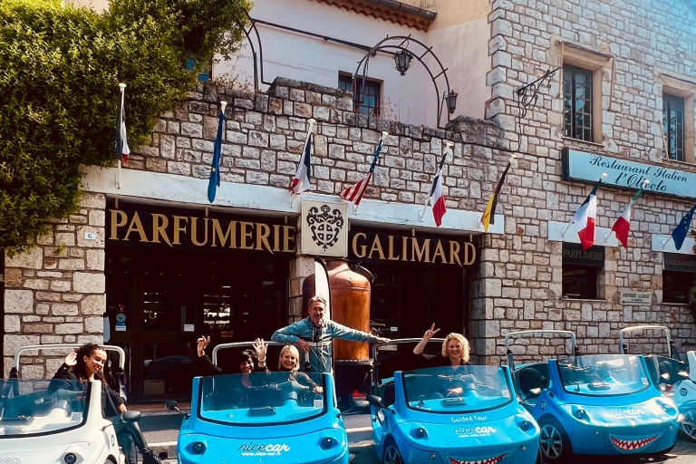 Desde Niza: Eze y Mónaco en un auto descapotable