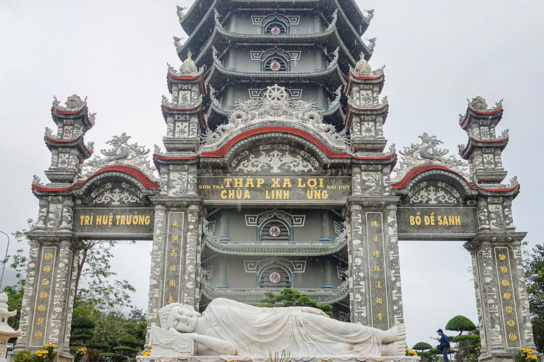 Da Nang: Private Da Nang City Tour & Local Guides & 3 stops From Da Nang: Marble Mountains, Lady Budda & Dragon Bridge
