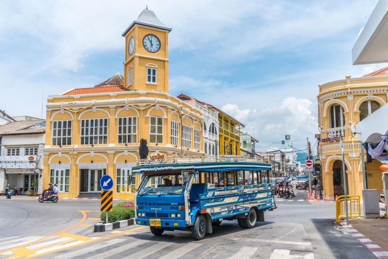 Phuket: Tour de medio día por la ciudad con guía turístico