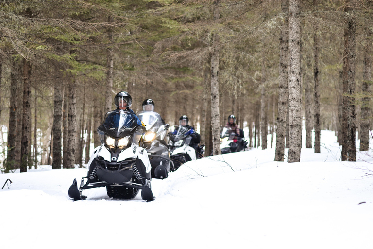 Quebec: Sneeuwscooter-expeditie in de Saguenay FjordSolo sneeuwscooter-expeditie