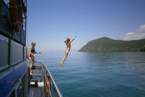 Fauler Tag, Bootsfahrt auf dem Ohridsee