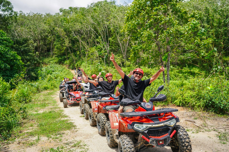 Phang Nga: ATV, Rafting, Zipline & Waterfall Adventure