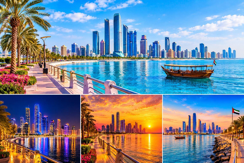From Dubai: Abu Dhabi Full-Day Tour with Hotel Pickup Dubai:Abudhabi Highlights Shared Tour With Emirates Palace