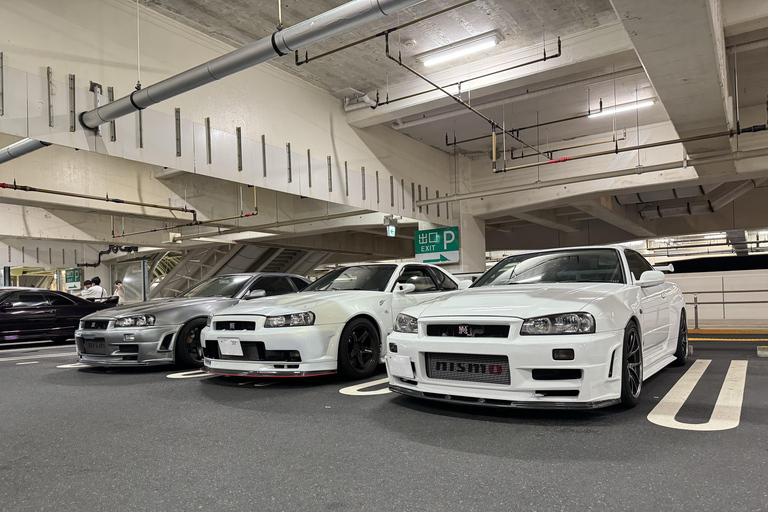 Daikoku PA en rondrit door Tokio met 700 pk sterke R34 GT-R (privétour)