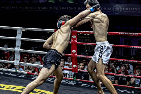Phuket: Patong Boxing Stadium Muay Thai Official Ticket VIP Ringside Seat with Complimentary T-shirt
