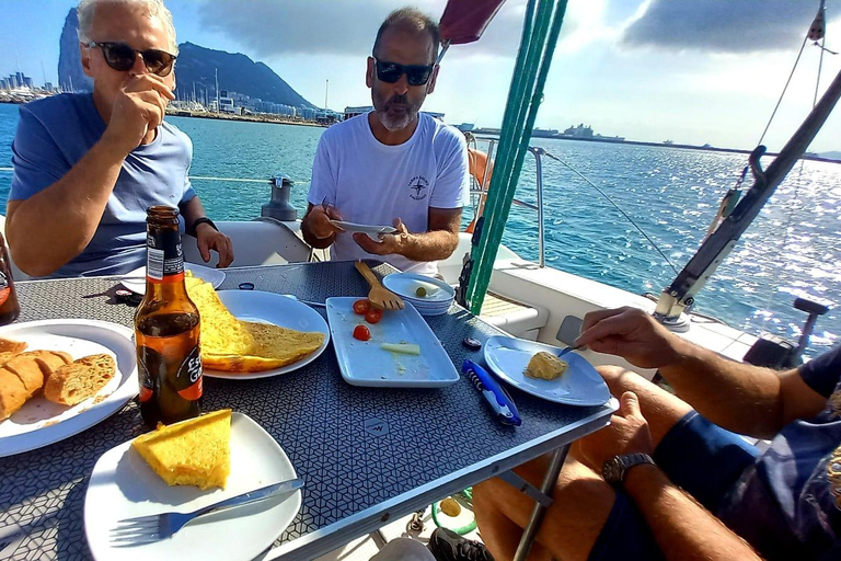 Paseo en velero por la Bahia Gibraltar,Ships,Dolphin spotting Tapas Drinks