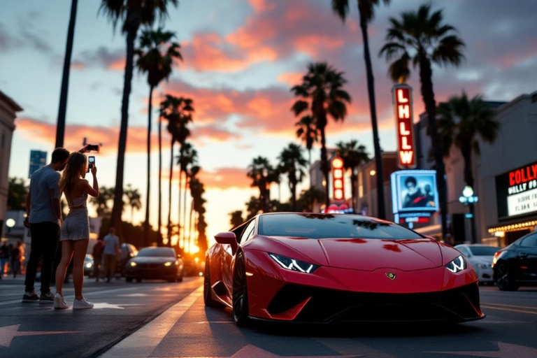 Los Angeles Supercar Experience: Hollywood & Beverly Hills Hollywood Urban & Scenic Sprint - 30 mins