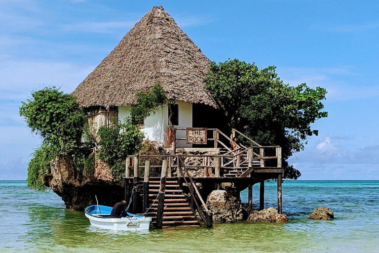 Zanzibar: Dining Experience at The Rock Restaurant Zanzibar: The Rock Restaurant & relax at beach