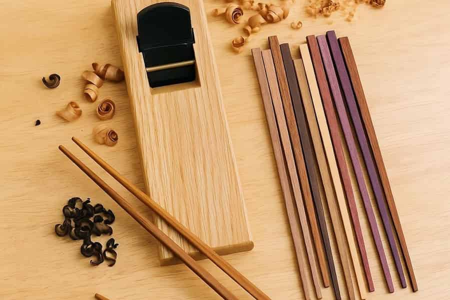 Tokio: Workshop zum Herstellen von Essstäbchen mit Gravur-Option. Foto: GetYourGuide