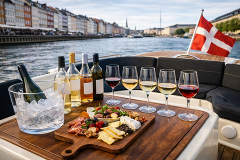 Private 2-Hour Copenhagen Canal Cruise with Wine Tasting Copenhagen: Private 2-Hour Boat Tour with Wine Tasting