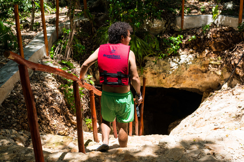 Cancun / Riviera Maya: ruïnes van Tulum, zwemmen in zeeschildpadden en cenotesTour met pick-up uit Cancun