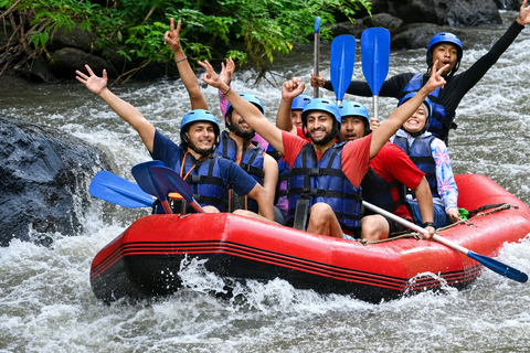 Ubud: Ayung River Rafting & Kuber Quad with Cave & Waterfall Single/Tandem ATV Quad & River Rafting | Transfer Gianyar