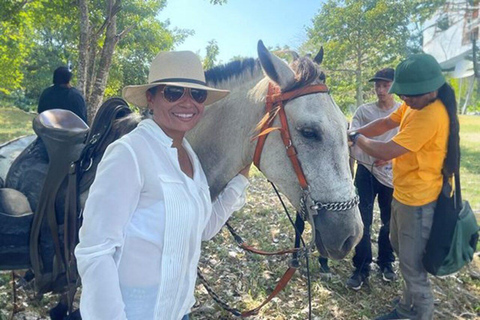 Horseback riding along the beaches of Cartagena at Sunset