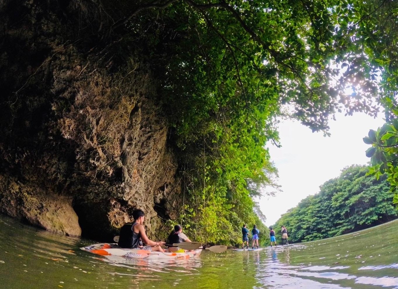 Ishigaki-øen: SUP eller kanosejlads og snorkling ved Blue Cave