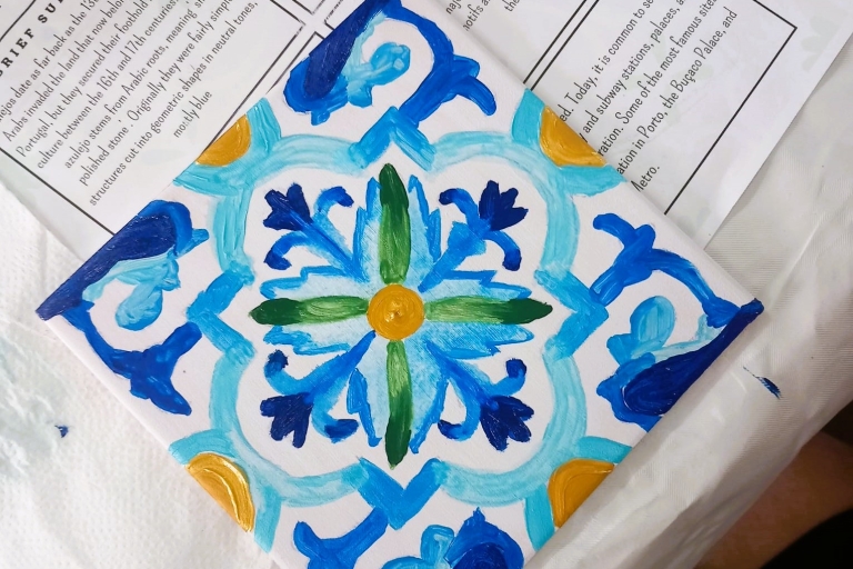 Tile Painting Workshop Workshop de Pintura de Azulejo Português