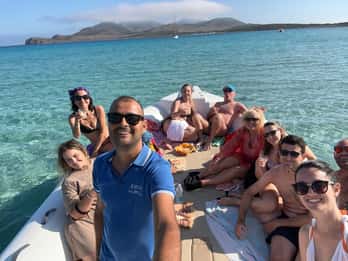 Teulada: Afternoon tour in dinghy with aperitif in Zafferano