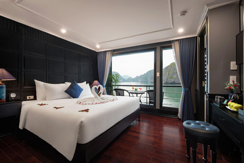 Hanoi: 2-dniowy rejs po zatoce Halong-Lan Ha BEST SELLER 5* z balkonem