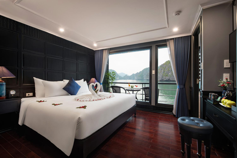 Hanoi: 2-Day Halong-Lan Ha Bay BEST SELLER 5* cruise balcony