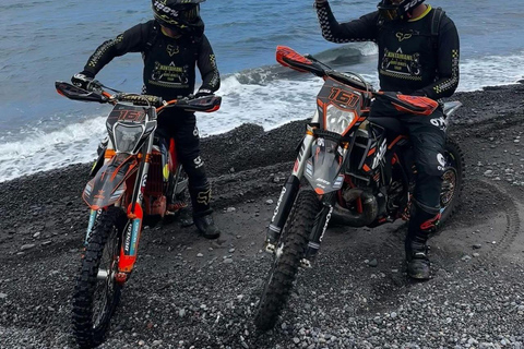 Bali: Mount Batur Custom Dirt Bike Tours Bali: Pine Forest, Black Sand & Lava Dirt Bike KLX BF 150