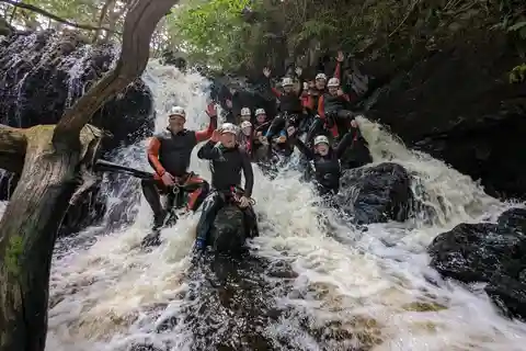 Schluchtklettern in Galloway