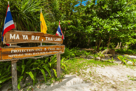 Tour di un giorno di Krabi Phi Phi e Bamboo Island con barca veloce