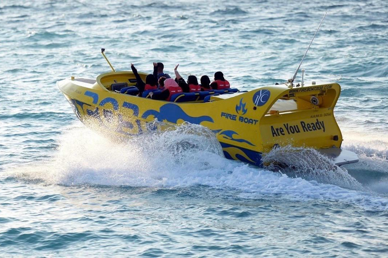 Yeda: excursión en lancha motora por el mar Rojo con capitánYeda: excursión al atardecer en lancha rápida por el mar Rojo con capitán