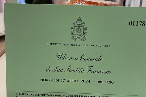 Rome: Papal Audience Tour With Reserved Access