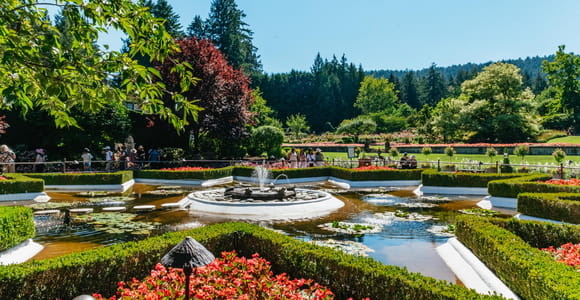 Ab Vancouver: Victoria, Gulf Islands & Butchart Gardens