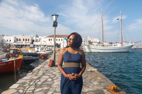 Mykonos : séance photo privée d&#039;une heure dans la ville de Mykonos