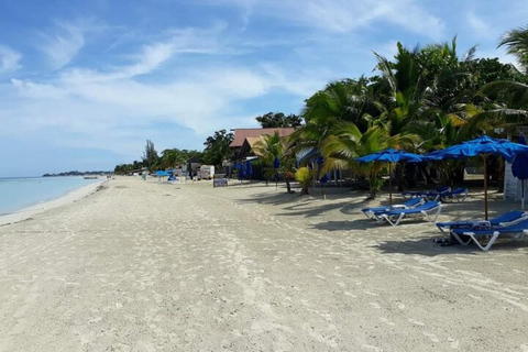 Depuis Montego Bay : La plage de 7 Mile et le saut de falaise du Rick&#039;s Cafe