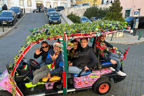 Lisbon: tuk-tuk tour with free hotel pickup Full Day in Lisbon: 6h of Fun