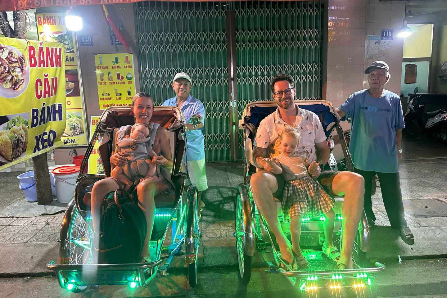 Nha Trang After Dark by Cyclo (Pedicab)