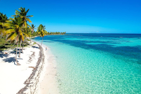 From Bayahibe: Saona Island Beach and Sunset Catamaran Party