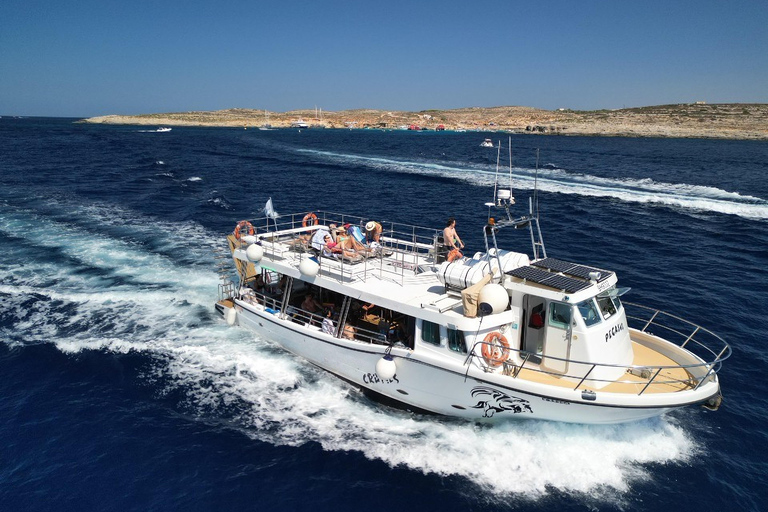 Desde Mellieha Crucero por las Tres Bahías, incluida la Laguna Azul