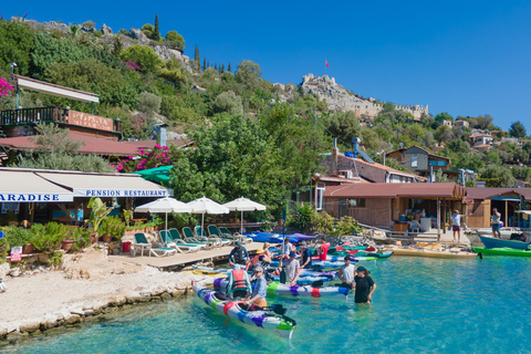 Från Kas: Guidad tur med havskajak i Kekova