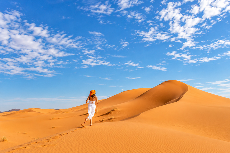 From Fes: 3-Day Sahara Tour to Marrakech, 2 Desert Nights Option 2 — Luxury Desert Camp
