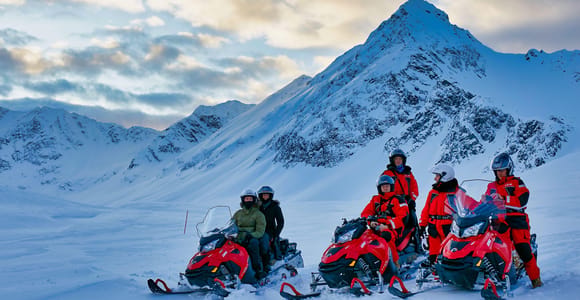 Tromsø: Lyngen Alps Guided Snowmobile Tour