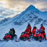 Tromsø: Lyngen Alps Guided Snowmobile Tour
